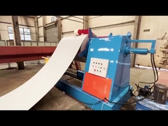 Máquina de corte de aço compacta Ecomonic GI PPGI para calibre leve 0,3-1,2 X 1250