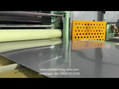 Redução de custos Aumento da produção, corte de chapas de metal totalmente automático, um arranque de chave, 0,3 mm de planície