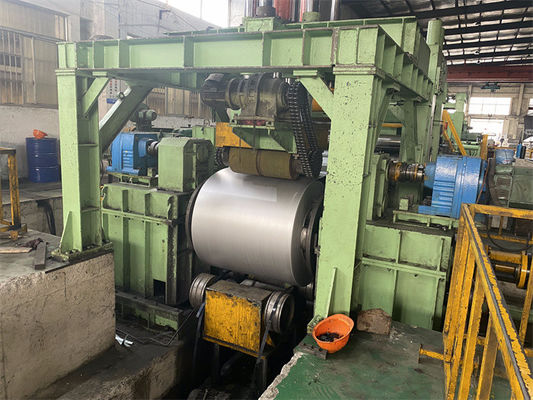 Corte de aço inoxidável do metal ao calibre pesado da máquina do comprimento com aparamento da borda