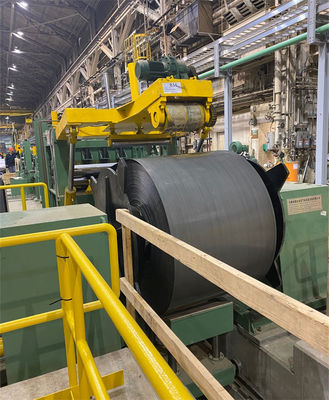 Calibre pesado que corta a linha máquina de corte 3-12 x 2000 da bobina da chapa de aço da máquina