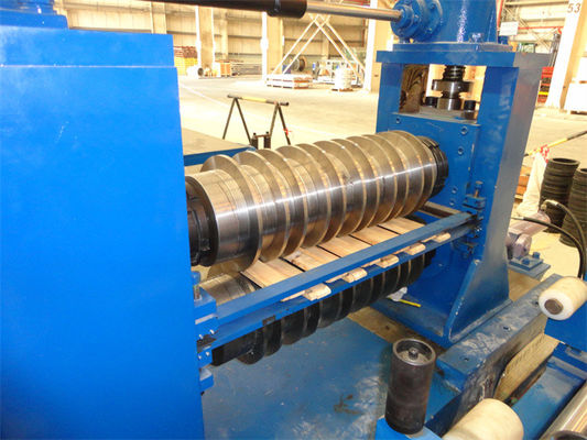 Metal da elevada precisão que corta a linha folha de cobre de bronze Mini Slitting Machine 0.08-0.5 X.400