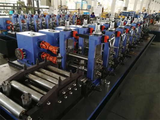 Tubulação reta da emenda ERW que faz a linha de produção soldada máquina hectograma do moinho de tubulação de aço 32