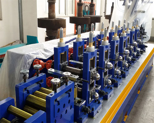 Tubulação do aço ERW de Galvalized que faz a preto da máquina a linha soldada ERW de aço hectograma 50 do moinho de tubulação