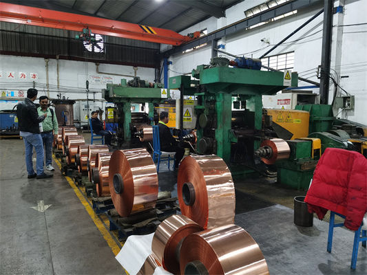 Fitas de cobre de latão rolantes a frio quente Espessura de 20 mm a 0,1 mm