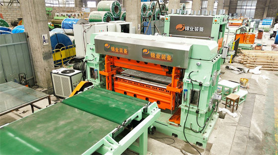 6Hi nivelador de corte giratório de corte de mosca de corte de linha de comprimento SUS aço inoxidável 0.2 - 2 X 850