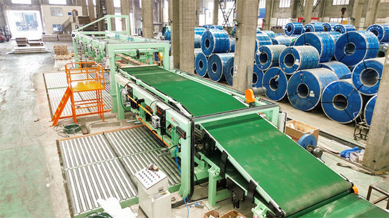 6Hi nivelador de corte giratório de corte de mosca de corte de linha de comprimento SUS aço inoxidável 0.2 - 2 X 850