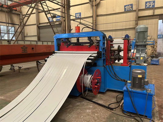 Máquina de corte de aço compacta Ecomonic GI PPGI para calibre leve 0,3-1,2 X 1250