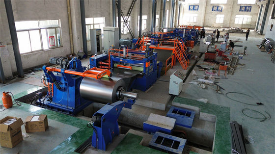 150mpm Máquina de corte longitudinal automática de folha de metal de bobina 0,3-3 X 1600