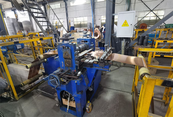 CR Copper Brass coil sheet Slitting Line Machine após laminagem a frio 0.2 -2.0 X 600