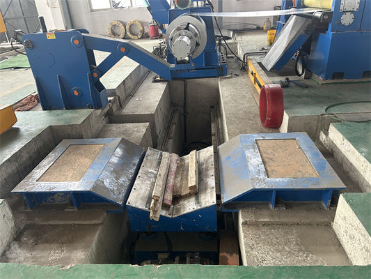 As cabeças dobro da talhadeira bobinam para bobinar a linha de corte de aço dar um coice para a folha do aço carbono do CR