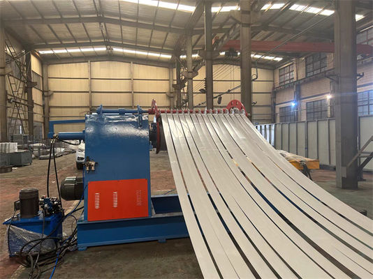 Máquina de corte de aço compacta Ecomonic GI PPGI para calibre leve 0,3-1,2 X 1250