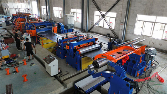 150mpm Máquina de corte longitudinal automática de folha de metal de bobina 0,3-3 X 1600